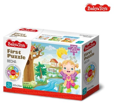 Пазл Десятое Королевство Времена года. Весна 04159 20 деталей купить,NaN