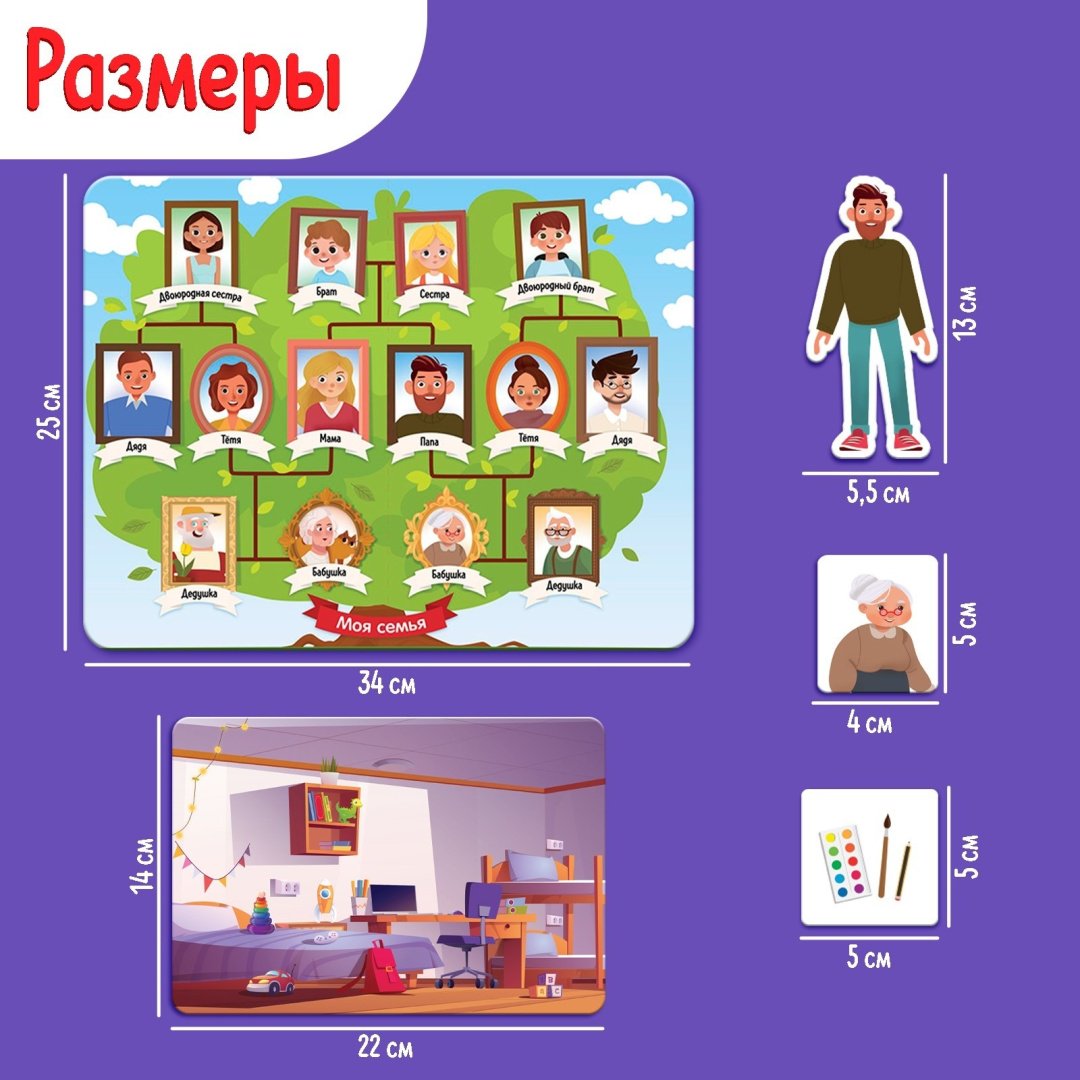 Обучающий набор IQ-ZABIAKA наша семья купить,NaN