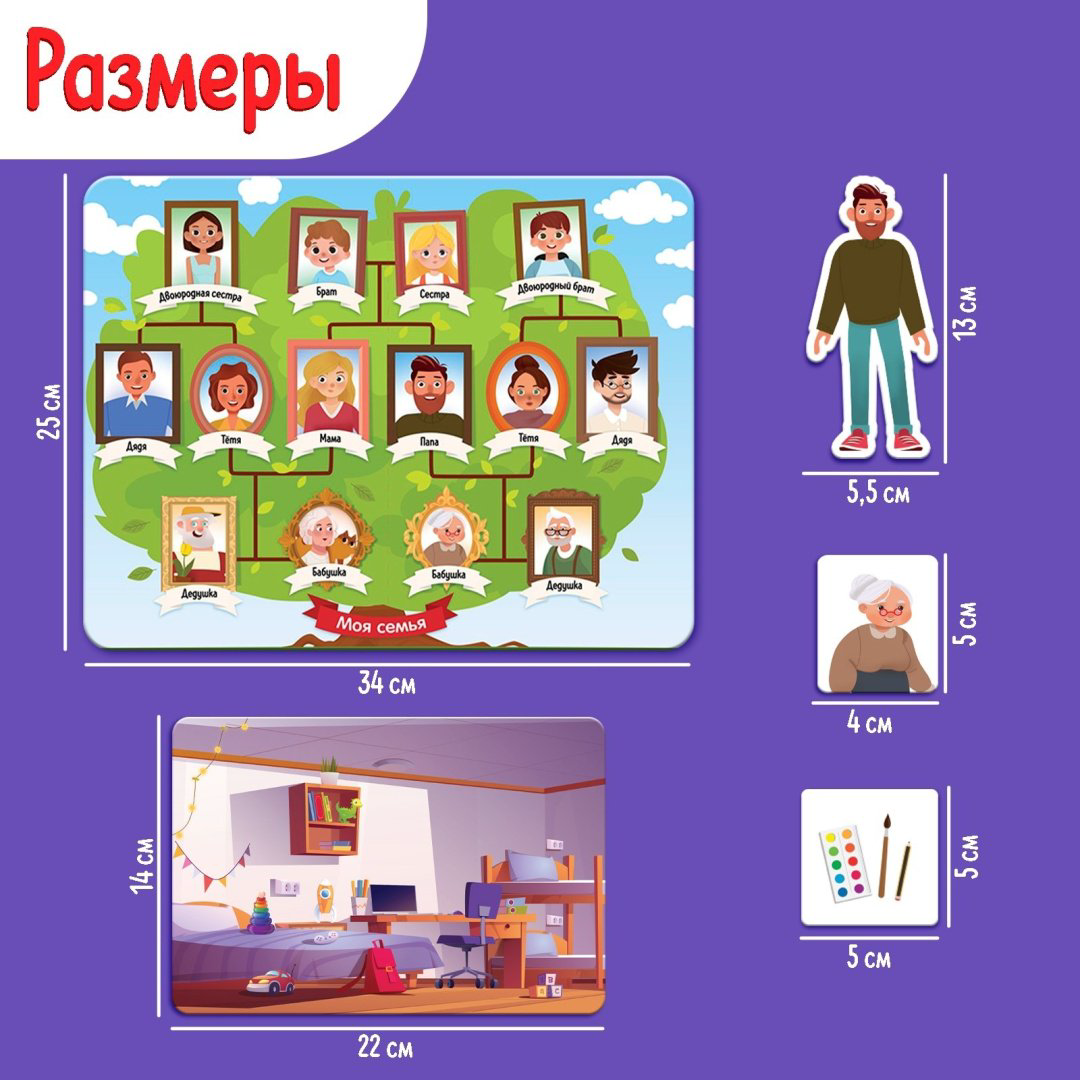 Обучающий набор IQ-ZABIAKA наша семья купить,NaN