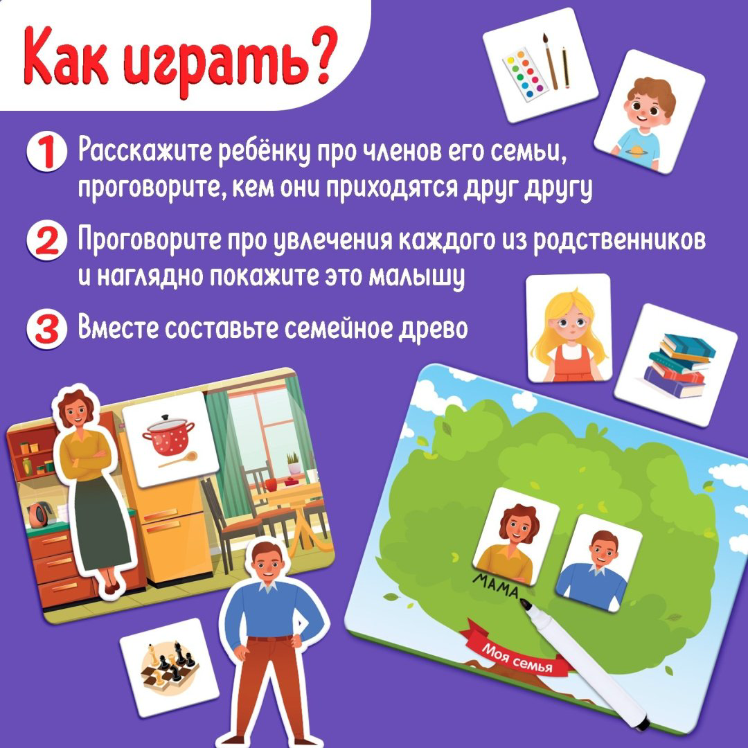 Обучающий набор IQ-ZABIAKA наша семья купить,NaN