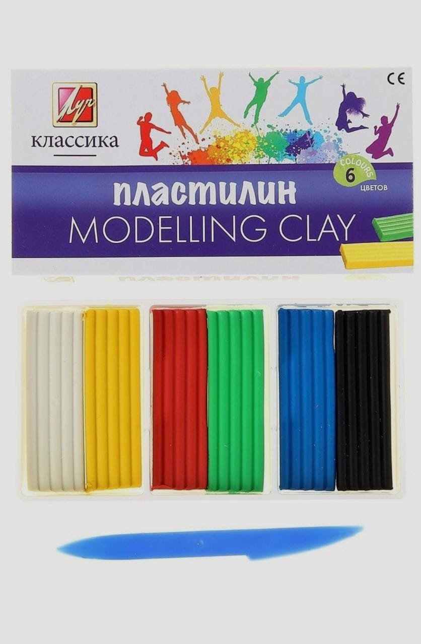 Луч Modelling Clay 6 цветов купить,NaN