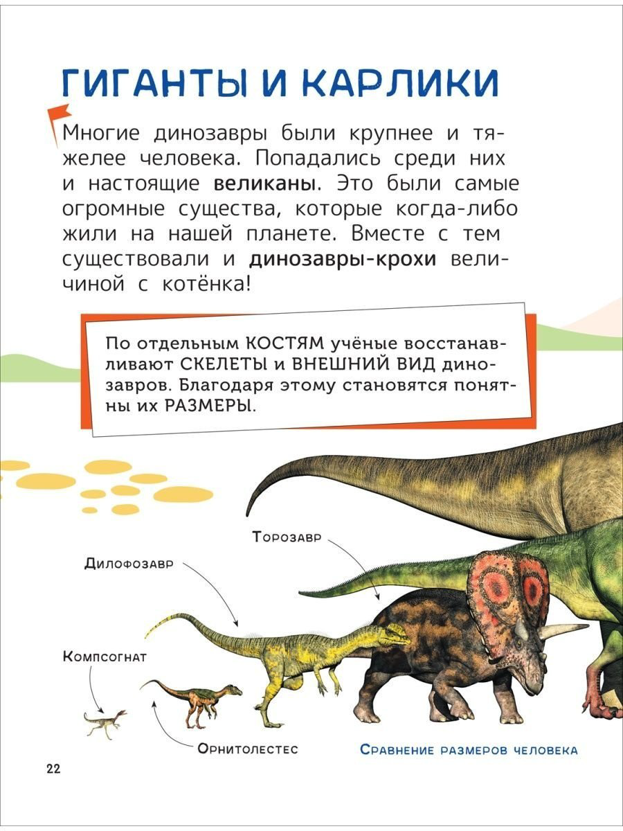 Книга Травина И. В.: Динозавры. Энциклопедия для первого чтения с крупными буквами купить,NaN
