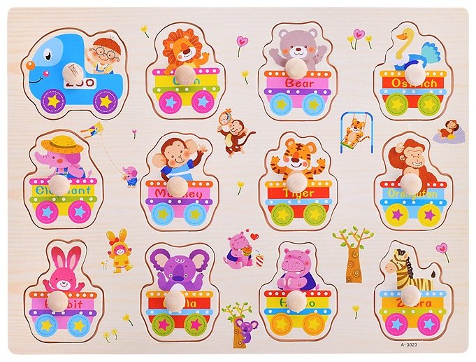 Пазл Щепочка Wooden Toys купить,NaN