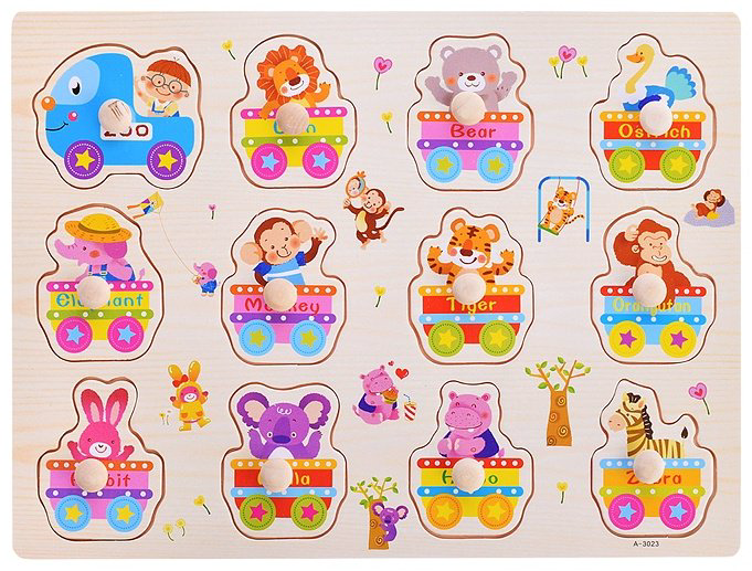 Пазл Щепочка Wooden Toys купить,NaN