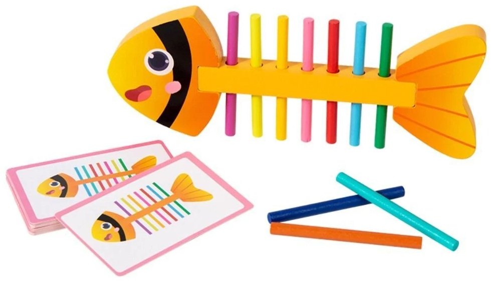 Игра с карточками Головоломка Рыбка купить,NaN