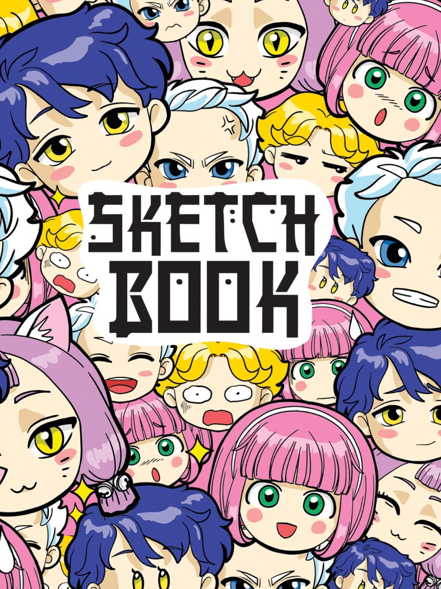 Скетчбук Проф-Пресс Аниме, A5, 80 л, мультиколор