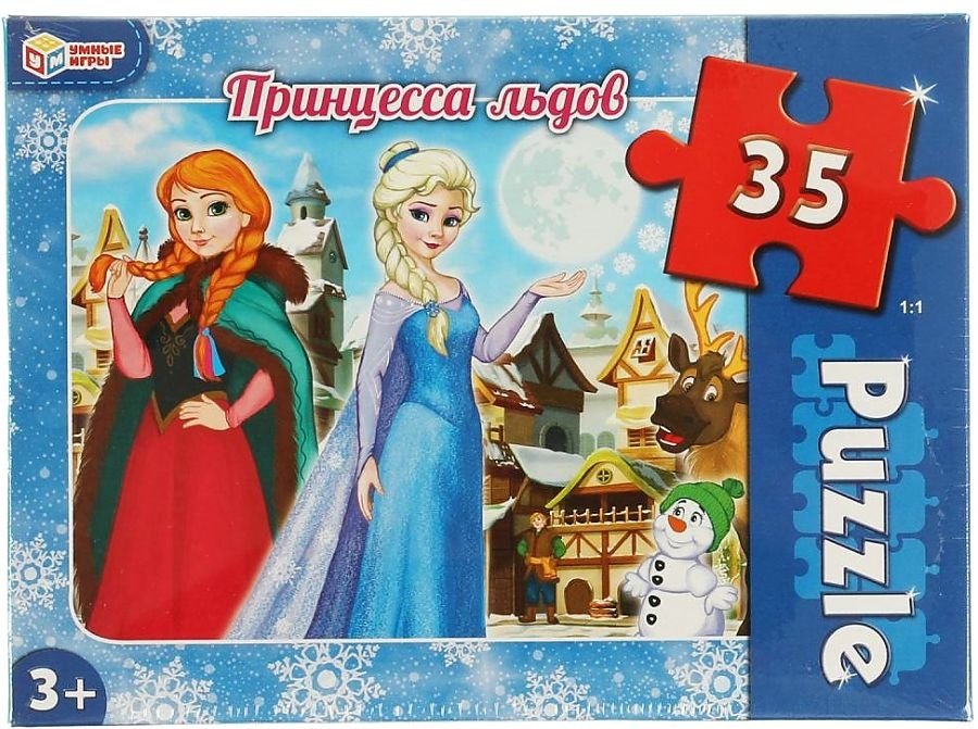 Пазл СИМБАТ Принцесса льдов 4680107932617 35 деталей купить,NaN