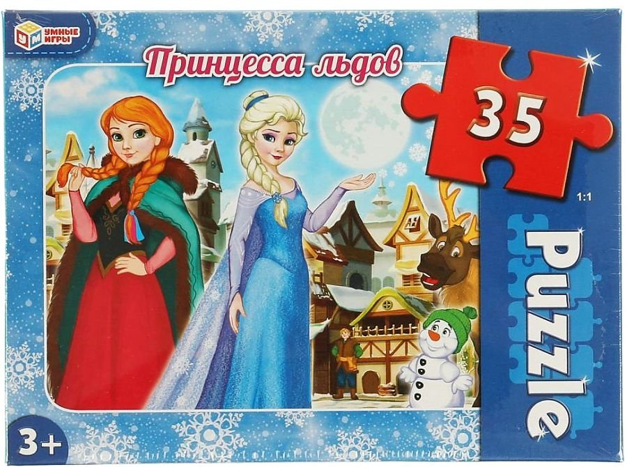 Пазл СИМБАТ Принцесса льдов 4680107932617 35 деталей купить,NaN