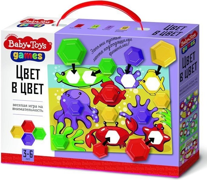 Настольная игра Baby Toys Цвет в цвет 04377
