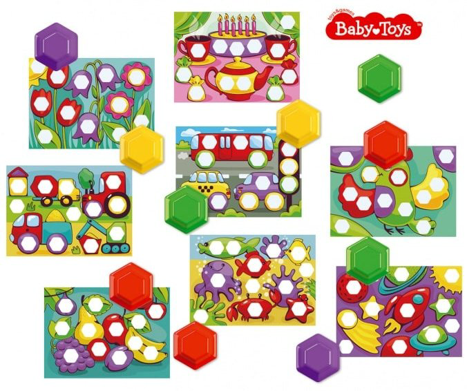 Настольная игра Baby Toys Цвет в цвет 04377
