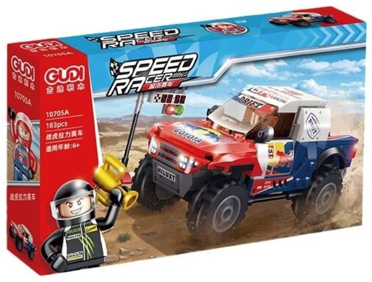Конструктор Конструктор GUDI SPEED RACER 10705A/ 183 деталей, деталей 183 шт
