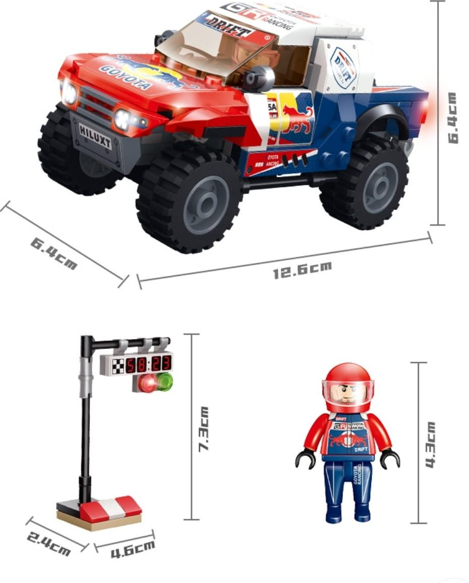 Конструктор Конструктор GUDI SPEED RACER 10705A/ 183 деталей, деталей 183 шт