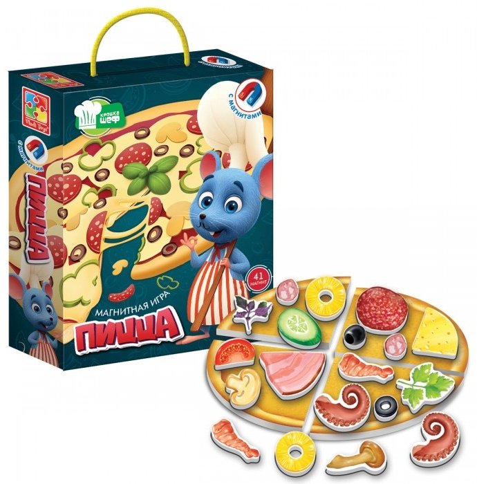 Магнитная игра Vladi Toys пицца