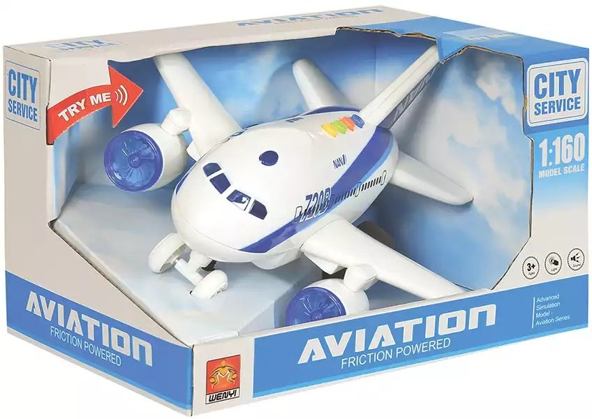 Самолет Самолёт WY720B 11219011_197715, пластик, голубой, белый купить,NaN
