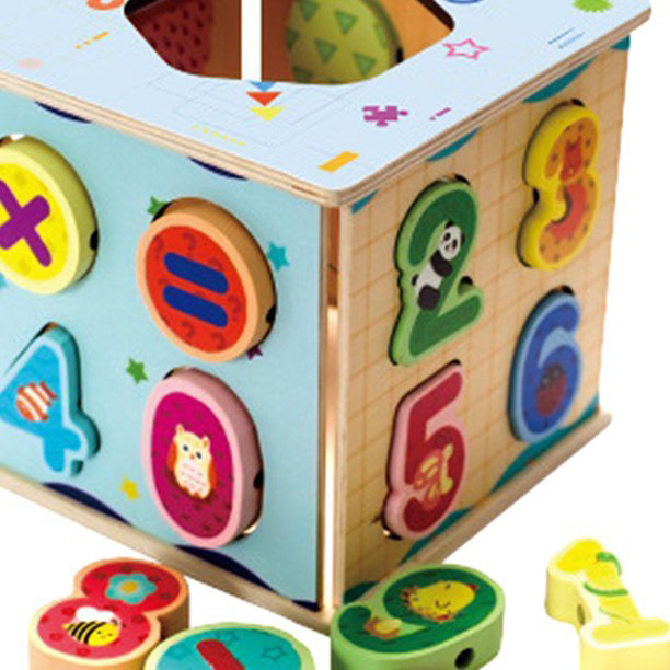 Сортер Qiyi Wooden Shape куб сортер цифры 3в1 купить,NaN