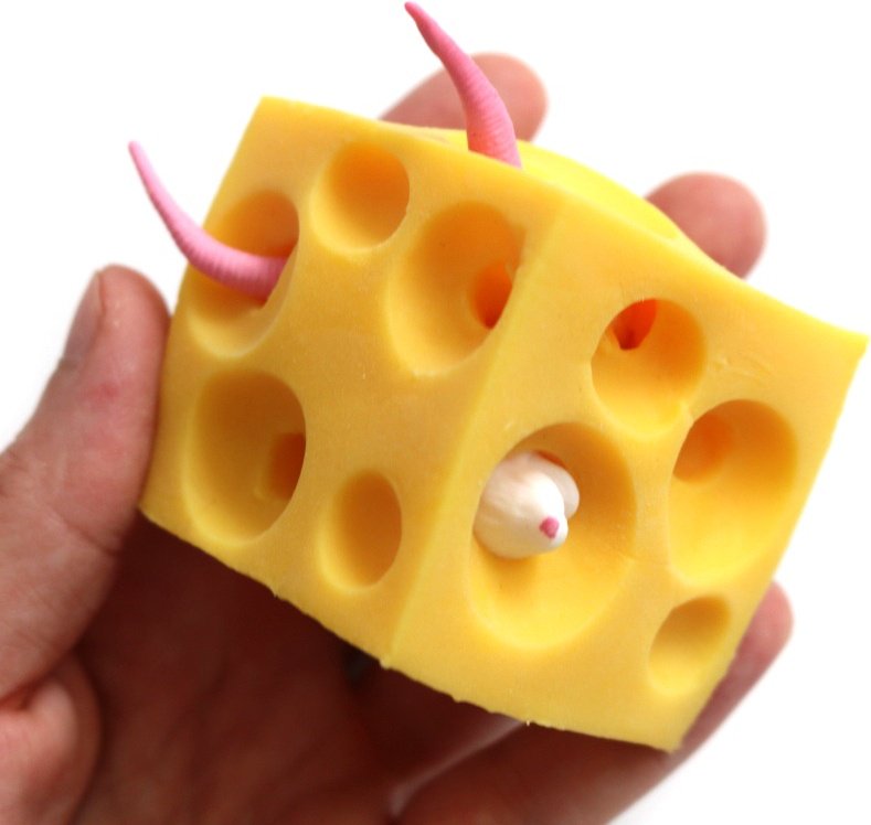 Игрушка-мялка Kabi Мышки в сыре - ForteMarket Игрушка-мялка Kabi Мышки в сыре купить,0