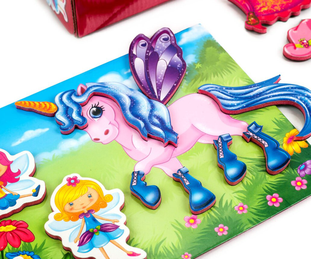 Магнитная игра Roter Kafer Феи и единорог купить,NaN