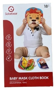 Книжка-игрушка Sobebear маски животных бумага купить,NaN