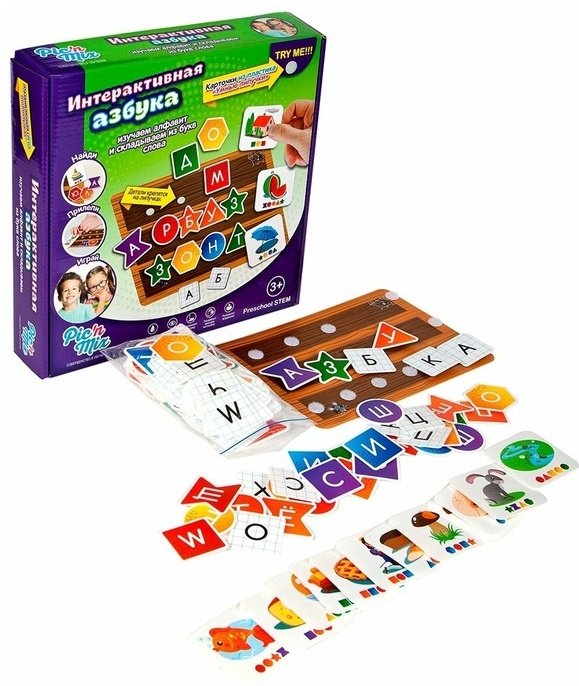 Настольная игра PicnMix Интерактивная азбука 112041 - ForteMarket Настольная игра PicnMix Интерактивная азбука 112041 купить,0