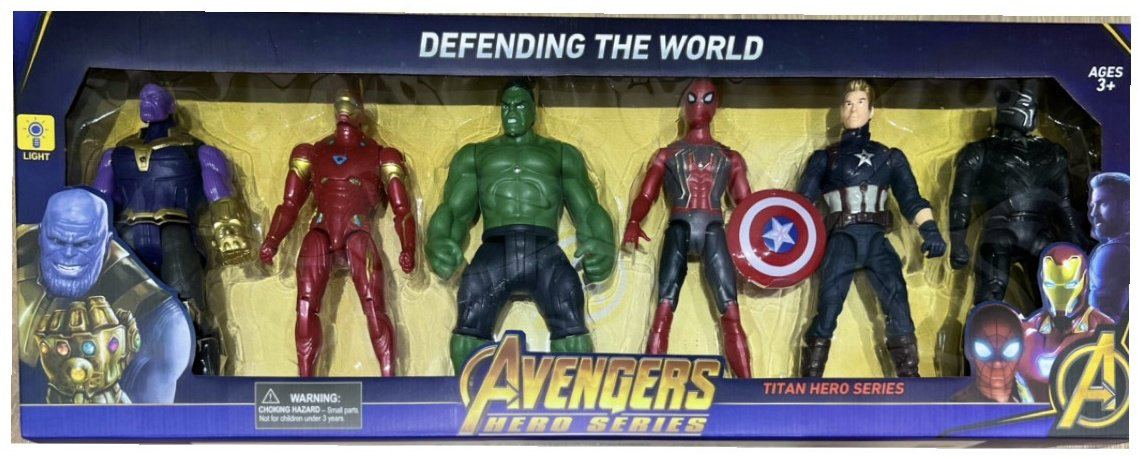 Фигурка Avengers Hero 18 см 6 шт