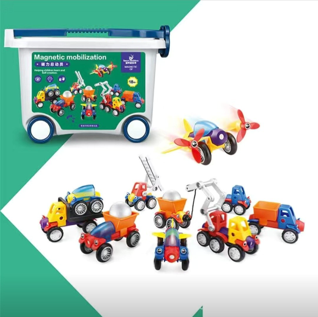Конструктор Магнитный конструктор машинки , деталей 76 шт купить,NaN