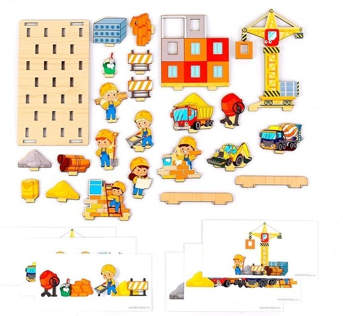 Сортер WoodLand Toys Панорама. Стройка