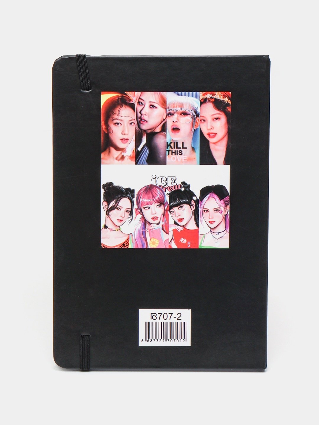 Блокнот Jooydoo Blackpink, A5, 80 л, мультиколор