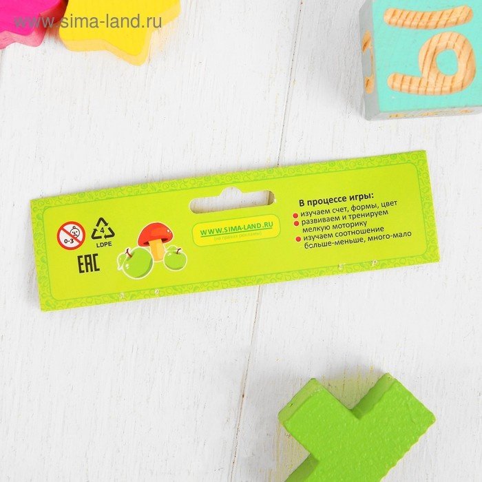 Sima-land счеты, дерево, красный купить,0