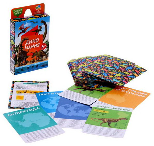 Настольная игра ГЕОДОМ Диномания 344082 купить,NaN