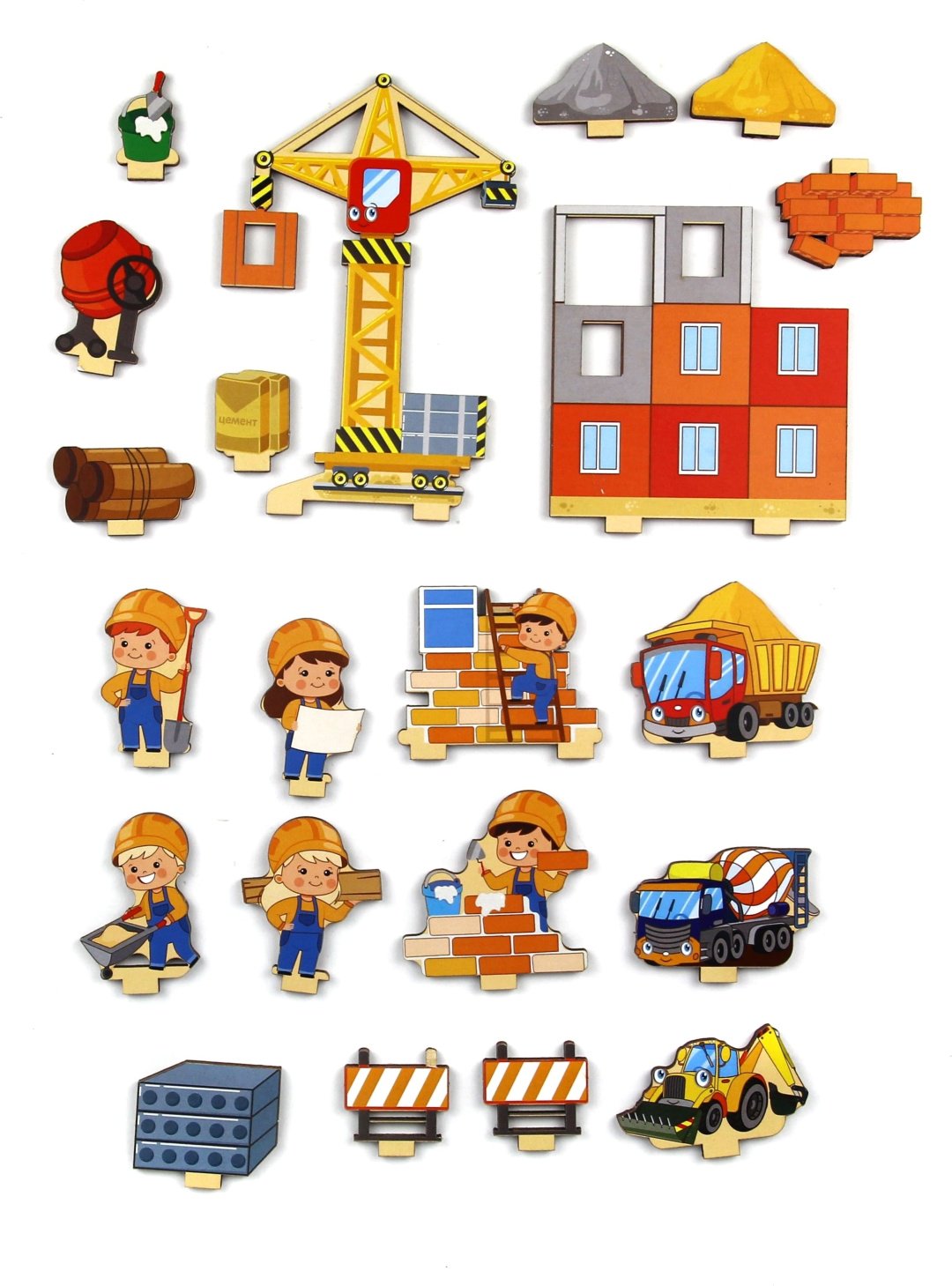 Сортер WoodLand Toys Панорама. Стройка купить,2900