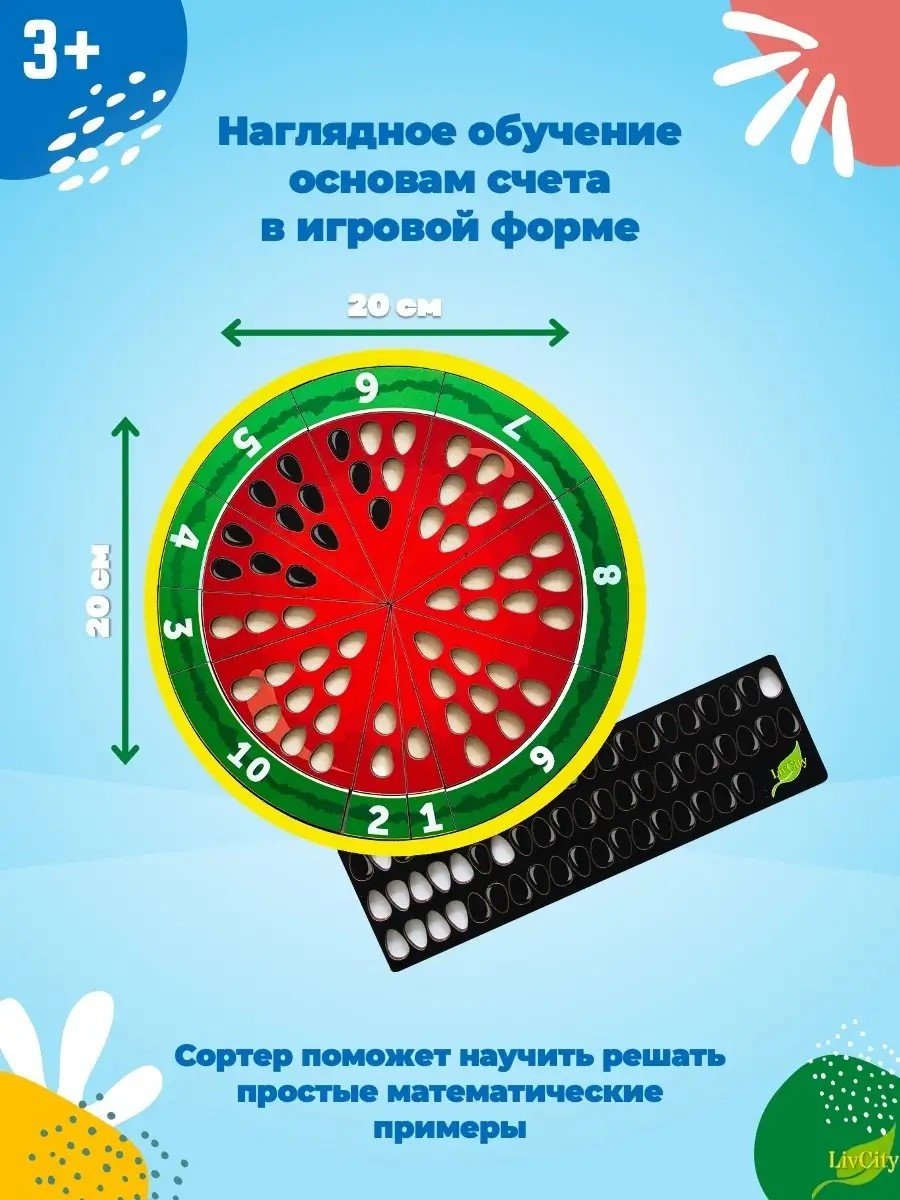 Сортер Учитель Арбуз купить,0