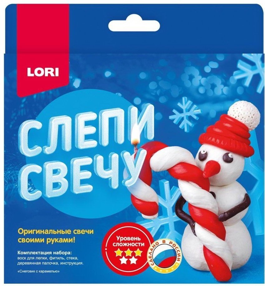 LORI Снеговик с карамелью Пз/С-017
