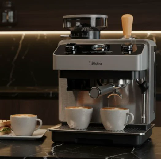 Кофемашина Midea MA-SACM2501 серый