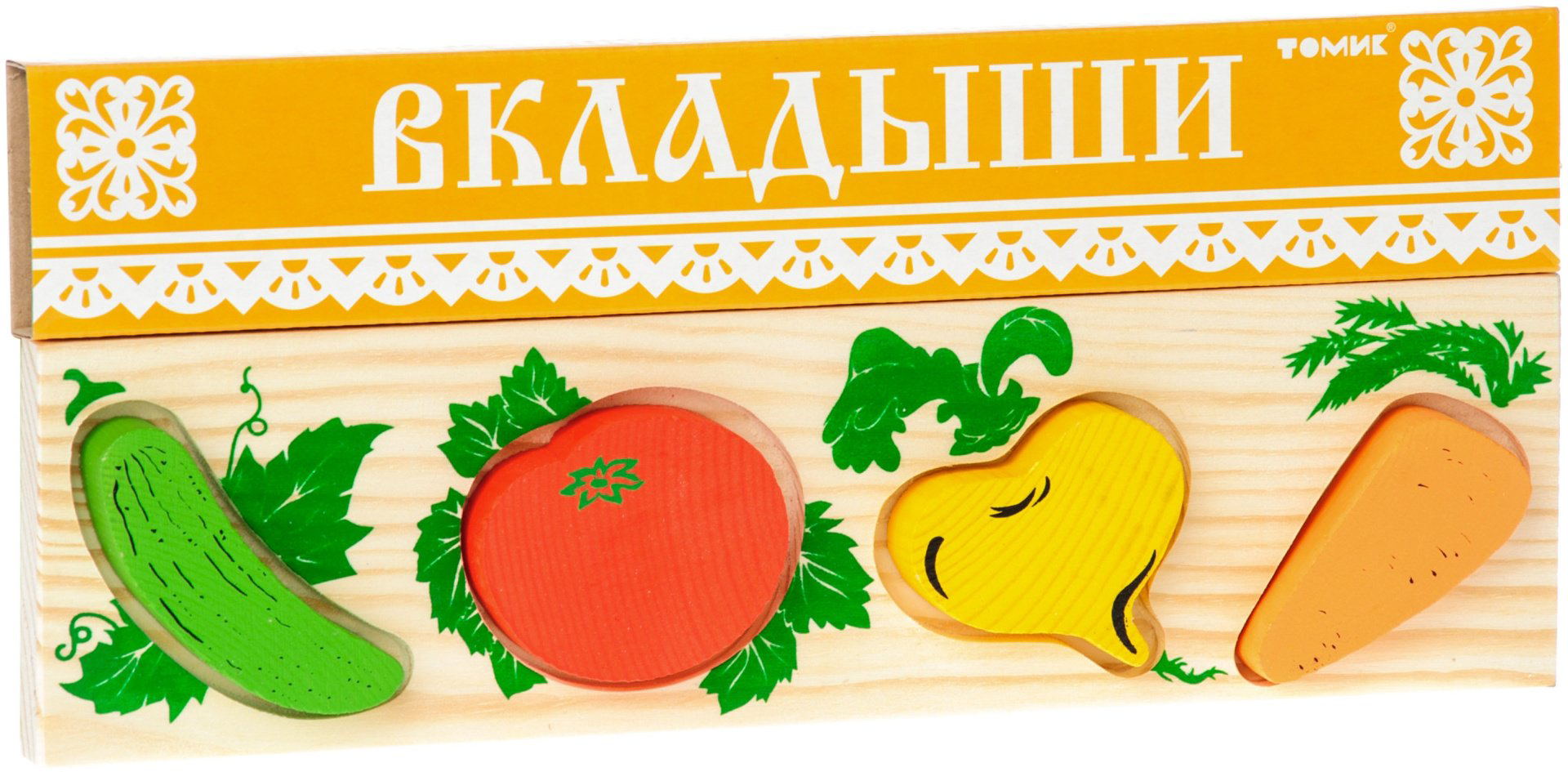 Сортер Томик Овощи мультиколор