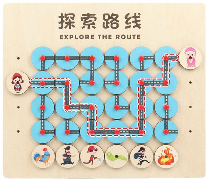 Настольная игра Головоломка Извилистые тропинки Explore Route
