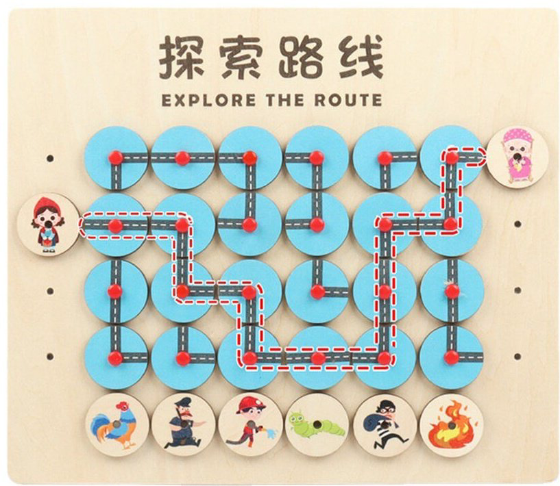 Настольная игра Головоломка Извилистые тропинки Explore Route купить,NaN