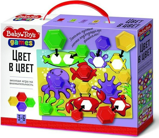 Настольная игра Baby Toys Цвет в цвет 04377