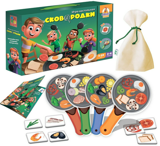 Карточки Vladi Toys Сковородки