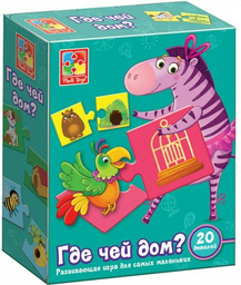 Vladi Toys пазл Где чей дом? 500208