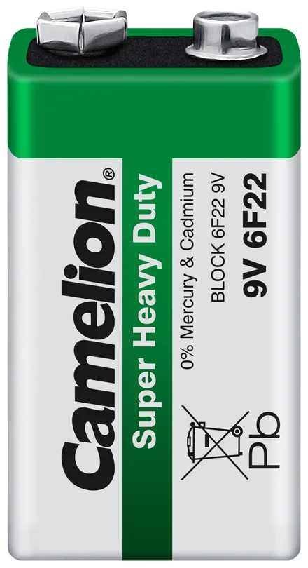 Батарейка Camelion Super Heavy Duty 6F22-SP1G 9V 1шт