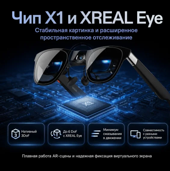 Очки дополнительной реальности XREAL One Pro L Black купить,NaN