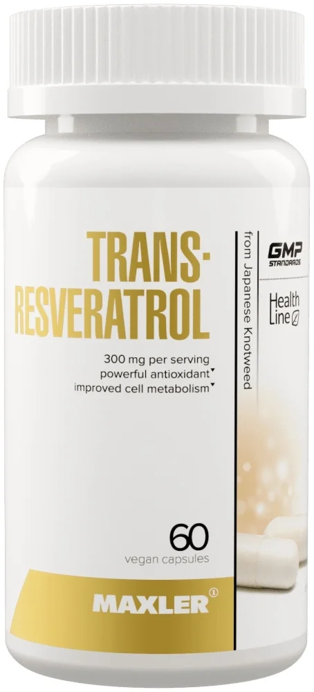 БАД Maxler Trans-Resveratrol 1880 60 капсул купить,11000