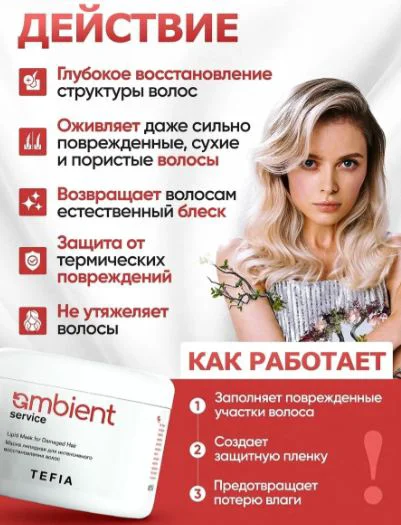 Маска для волос Tefia Ambient Service 500мл купить,NaN