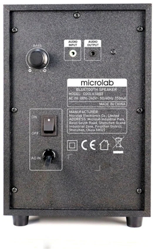 Колонки компьютерные Microlab COOUL118BT черные