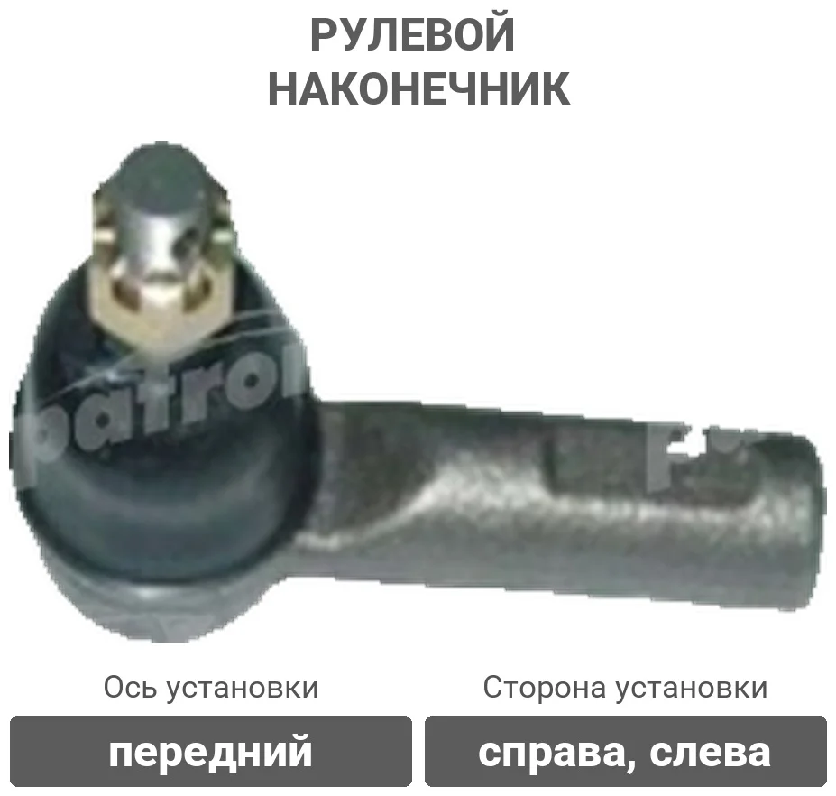 Рулевой наконечник Patron PS1182 купить,3730