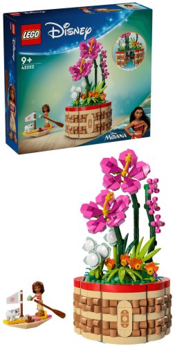LEGO Цветочный горшок Моаны Disney 43252, деталей 619 шт