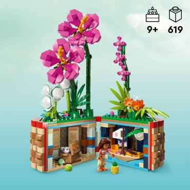 LEGO Цветочный горшок Моаны Disney 43252, деталей 619 шт
