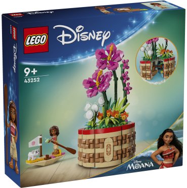 LEGO Цветочный горшок Моаны Disney 43252, деталей 619 шт