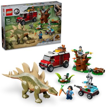 LEGO В поисках Стегозавра Jurassic World 76965, деталей 420 шт купить,NaN