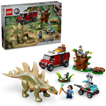 LEGO В поисках Стегозавра Jurassic World 76965, деталей 420 шт купить,NaN